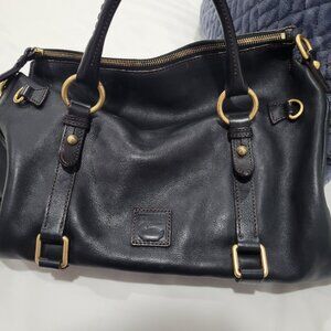 Dooney and Bourke black leather satchel